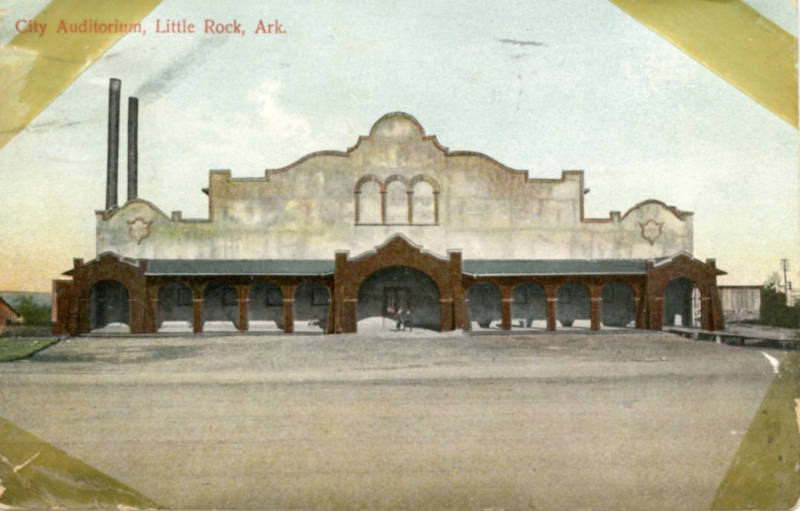 AR Postcard - Little Rock City Auditorium