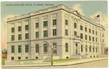 AR Postcard - El Dorado Post Office