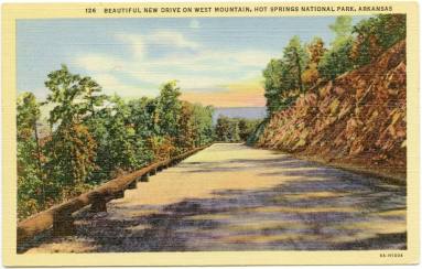 AR Postcard - West Mtn., Hot Springs Nat. Park