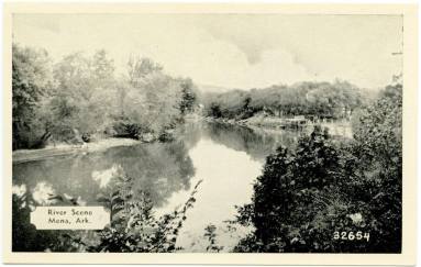 AR Postcard - River scene, Mena