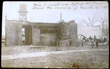 AR Postcard - tornado damage in Walnut Ridge