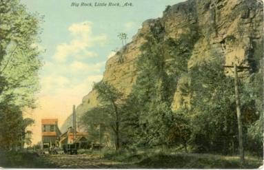 AR Postcard - Big Rock in Little Rock