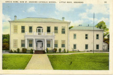 AR Postcard - St. Andrews Catholic School in Little Rock