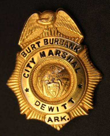 Officer Burkbank's Badge