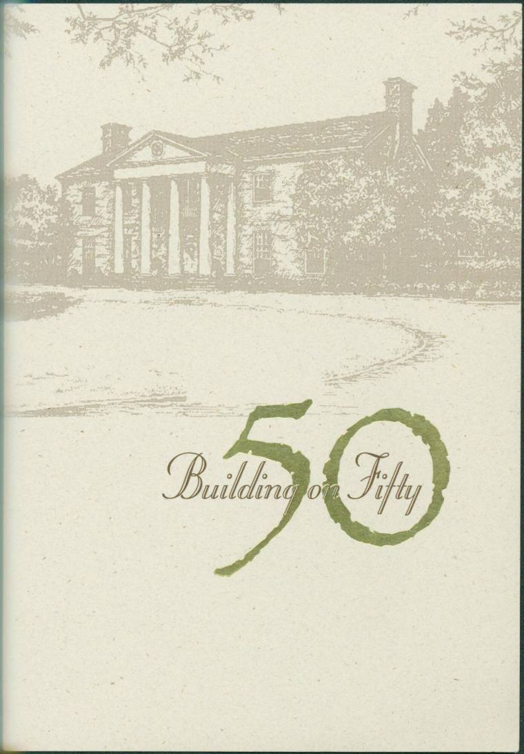 Program for Gov's Mansion 50th Anniversary