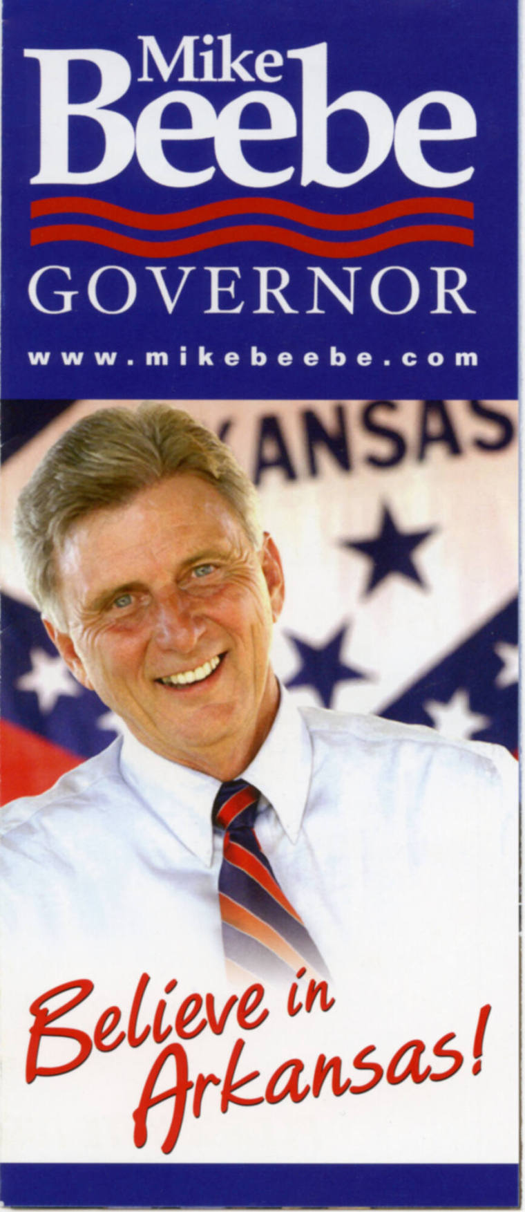 Mike Beebe for Governor Broadside