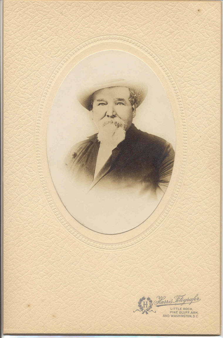 Lewis Davis with white beard and hat (father of Sen. Jeff Davis)