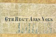Arkansas 6th Regiment Civil War Battleflag