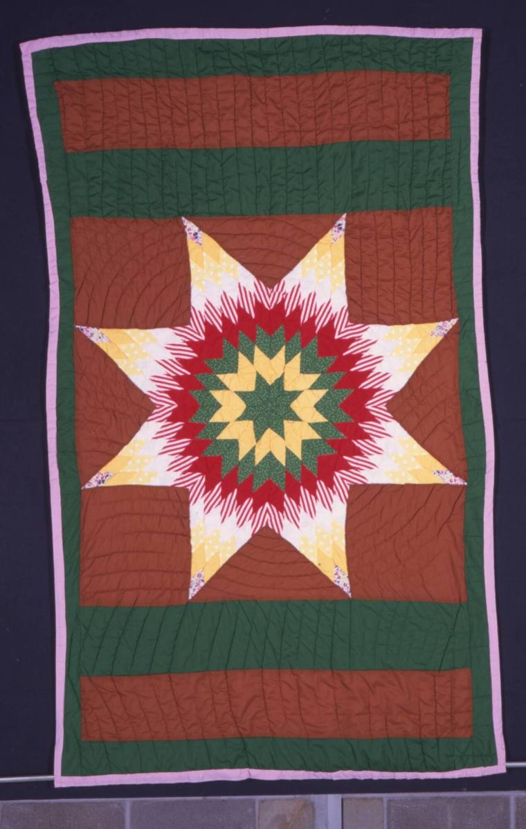 Quilt, "Star of Bethlehem"