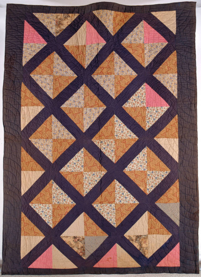 "Four Patch w/Gray" Quilt