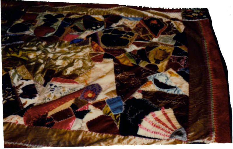 Fancy "Crazy" quilt