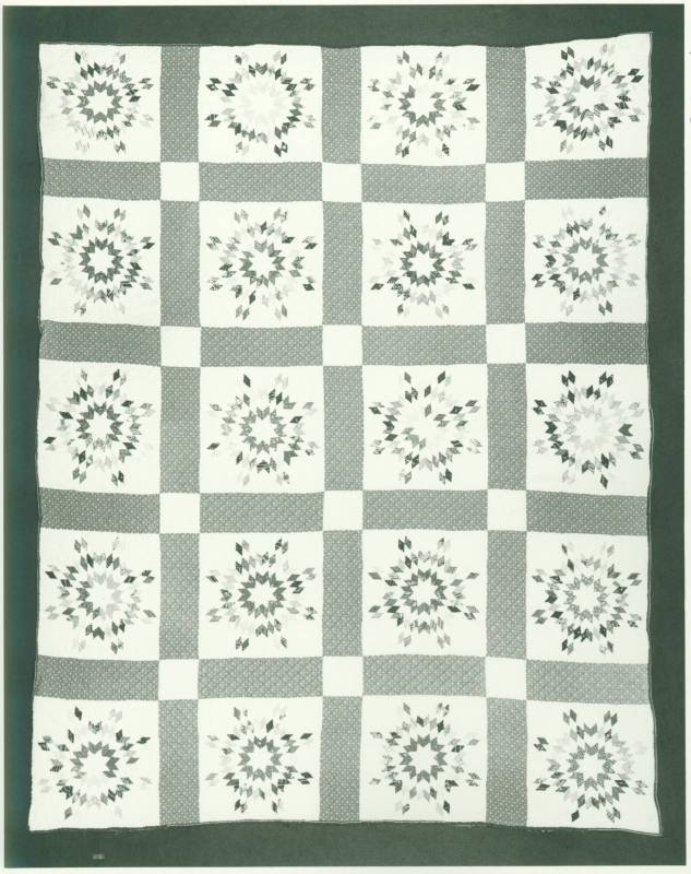 Quilt/"Harvest Sun" or "Praire Star"