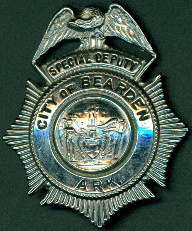 Badge for a Special Deputy in Bearden, Arkansas