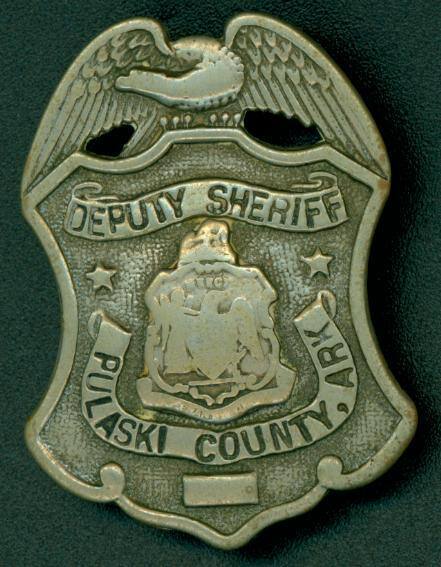 Deputy Sheriff's badge for Pulaski County, ARK.