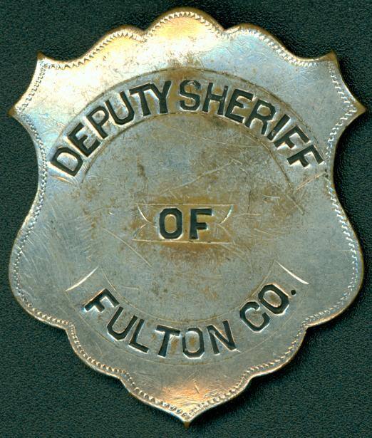 Deputy Sheriff's badge of Fulton Co., AR.