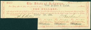 Bond, Civil War - Arkansas Confederate