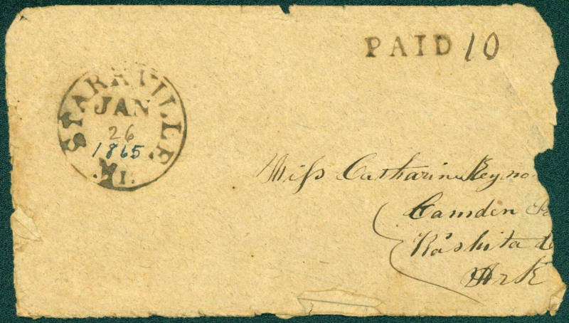 Envelope addressed to Ms. Catherine Reyonalds Broach