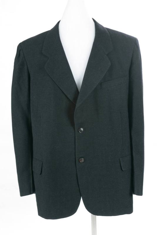 Gov. Bailey's black wool suit jacket