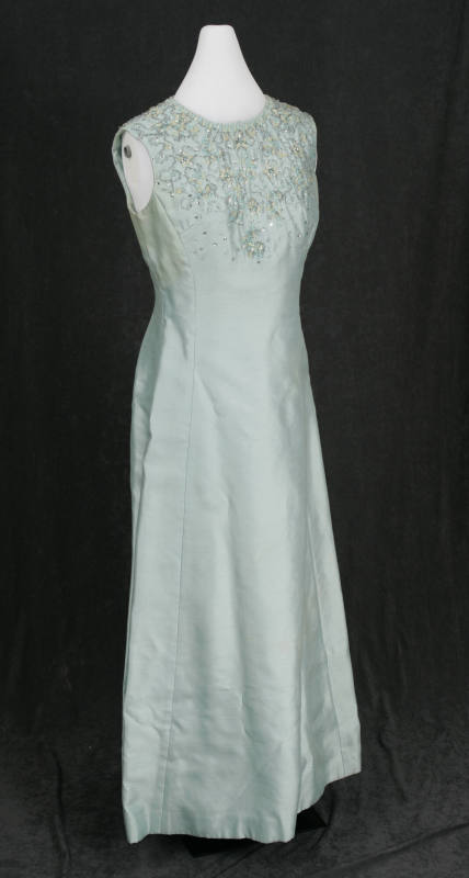 Mrs. Bumpers' green inaugural gown