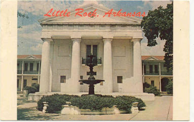 Arkansas Politics - Old State House postcard