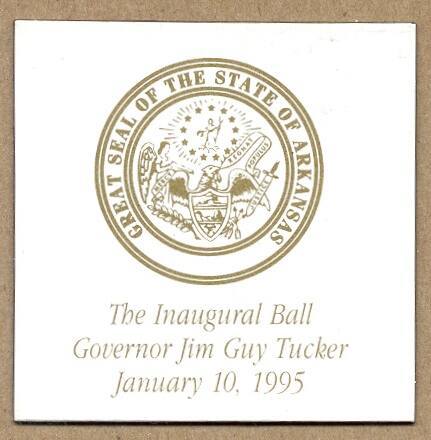 Magnet, Inaugural -  Governor Jim Guy Tucker