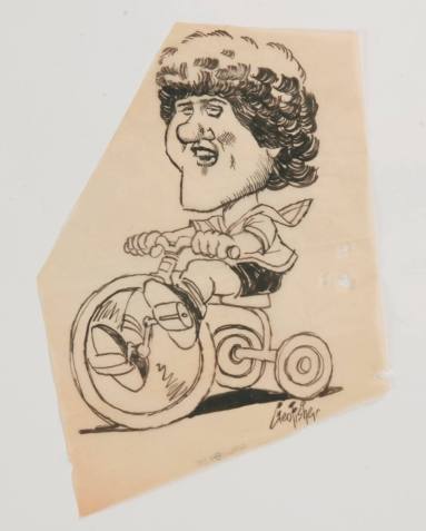 Caricature, of Bill Clinton - George Fisher