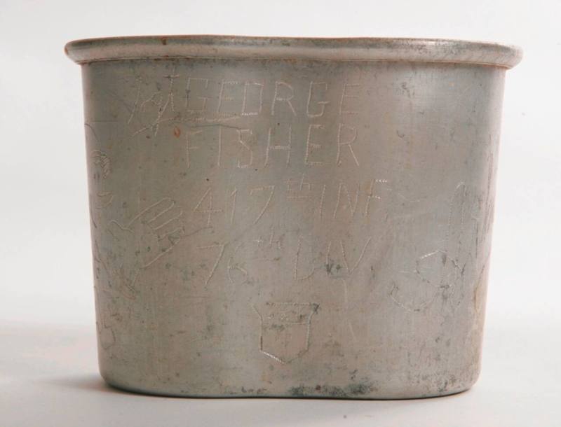 AR Politics - US Army mess tin belonging to George Fisher