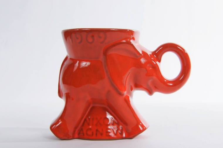 AR Politics - Frankoma GOP elephant mug